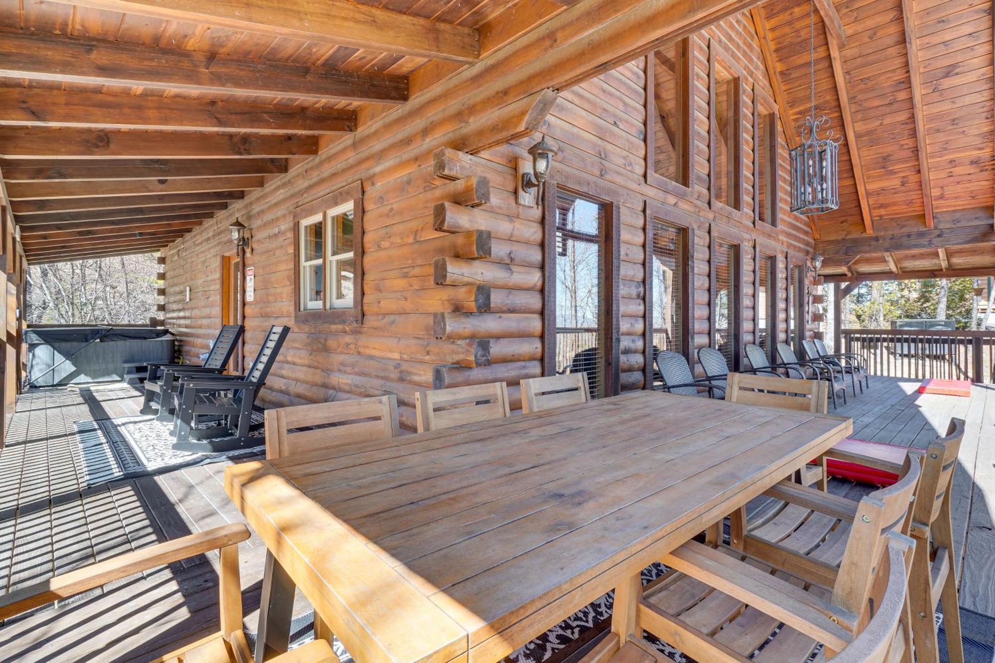 Sevierville Cabin With Deck Minutes To Pigeon Forge Exterior foto