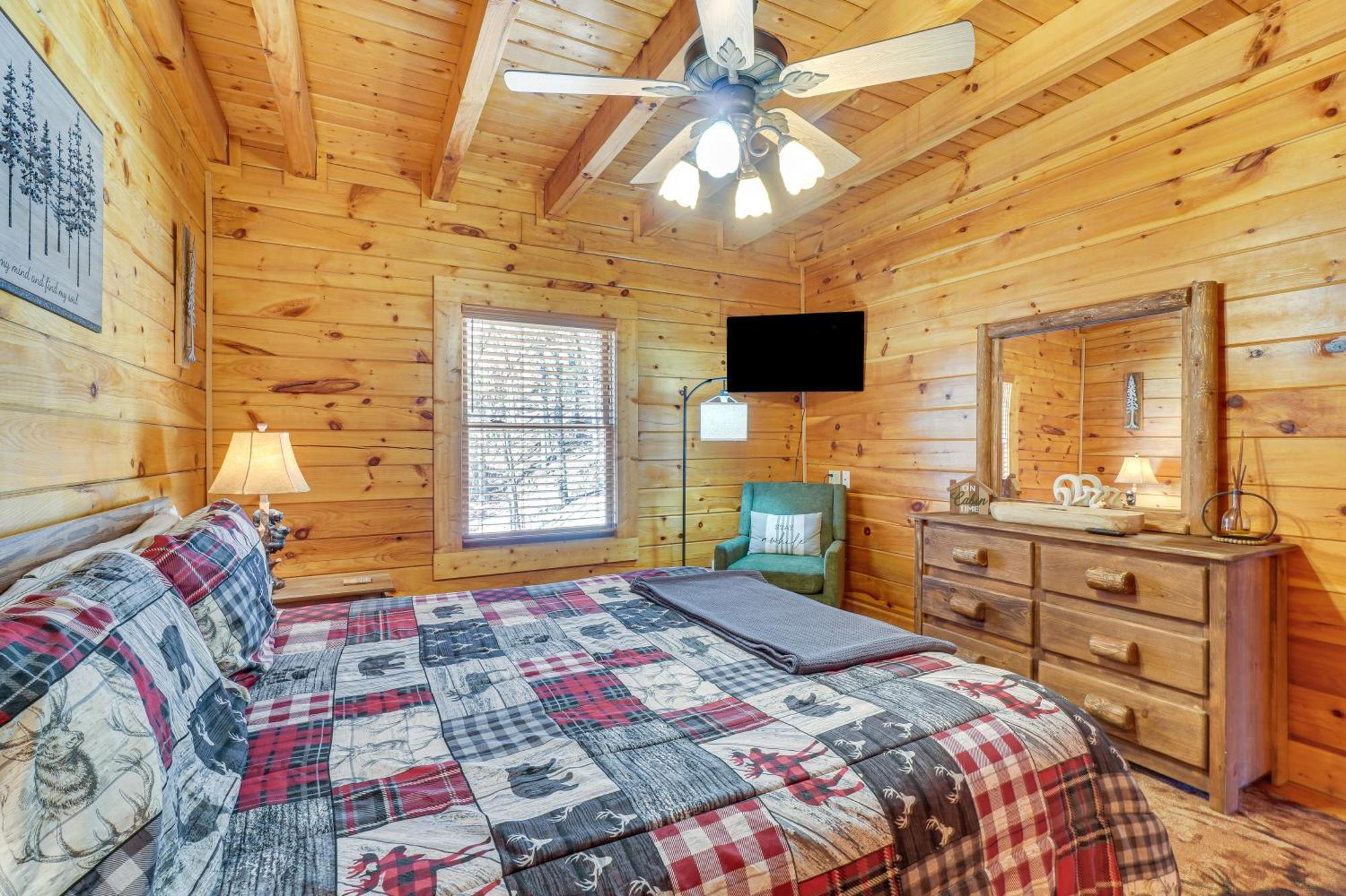Sevierville Cabin With Deck Minutes To Pigeon Forge Exterior foto